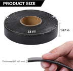 Boshen 1 Roll 1.57in x 33 FT Asphalt Crack Tape Self-Adhesive Asphalt Crack Filler Asphalt Joint Repair for Driveway Parking Lot Roof Asphalt Cement Road(3mm Thick), No Torch Required