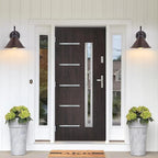 2 Pack Dusk to Dawn Outdoor Wall Light Fixtures Photocell Sensor, Exterior Sconce Light with Cast Hammered Aluminum Shade, Outside Wall Mount Lamp for House Patio Garage Entryway Doorway