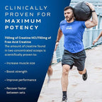 MuscleTech Cell-Tech Creactor Creatine HCl Powder,Post Workout Muscle Builder for Men & Women ,Creatine Hydrochloride + Free-Acid,Unflavored (120 Servings),8.47 oz