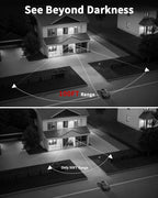 《130°Wide Angle & 2-Way Audio》Outdoor Wired Security Camera System, Black IP Cameras, Home Video Surveillance Systems