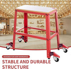 Universal Planer Stand with Wheels｜Heavy-Duty 700 lbs Tool Stand for Drill Press, Table Saw, Thickness Planer, Miter Saw｜Smooth Locking Pedal, MDF Top, Durable Metal Frame for Woodworking & Garage