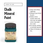 Dixie Belle Paint Company Chalk Finish Furniture Paint - Antebellum Blue (32oz) - Matte Dark Teal Chic Chalk Mineral DIY Furniture Paint