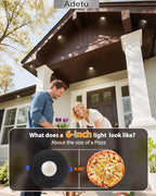 Adetu Recessed Lighting 6 inch, 360°+90° Adjustable Directional 6 inch 5CCT Gimbal Black Led Recessed Lighting, 2700K-5000K Dimmable Retrofit Eyeball Can Recessed Lights with Jbox, ET（Black-12 Pack）