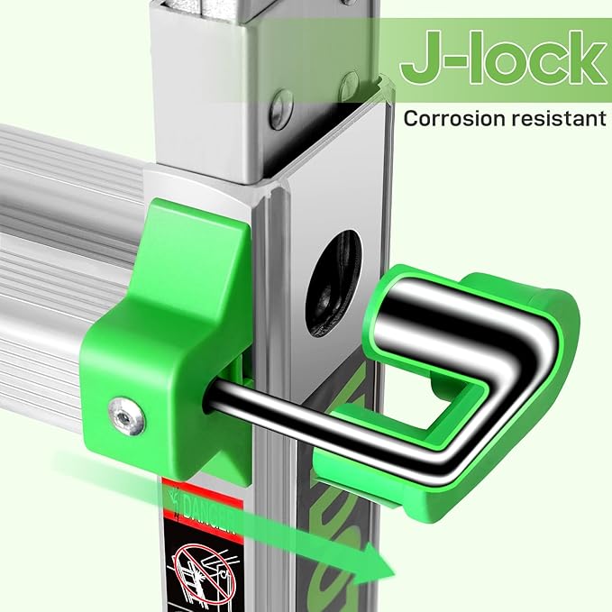 Ladder, Multi Position 6 Step Ladder Extension, 22 Ft Anti-Slip A Frame Compact Folding Ladder, 330LBS Adjustable Telescopic Aluminum Ladders for Home Stairs Roof Outdoor, Escaleras para Casa