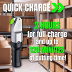 Premium Electric Cardboard Cutter - The Ultimate Tool for Effortless Box Cutting - Heavy Duty Power Box Cutter Ideal for Home, Office and Industrial Use.