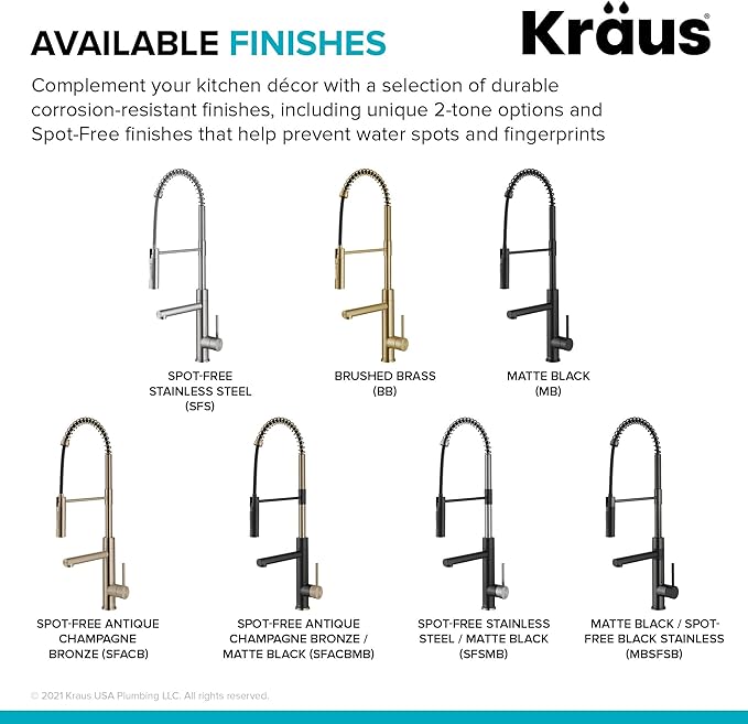 KRAUS Artec Pro Commercial Style Pull-Down Single Handle Kitchen Faucet with Pot Filler in Brushed Brass, KPF-1604BB