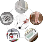 Drain Snake,61 Inch Hair Drain Clog Remover- Flexible Gutter Cleaning Tools for Home Sink, Bathroom Tub,Drain, Toilet, Tight Spaces