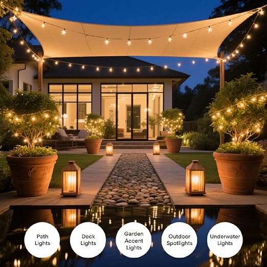 Low Voltage Landscape Lighting Cable 18/2 SPT-1W Bulk Lamp Cord 300-Volt 18-Gauge 50-feet Spool Black UL Listed