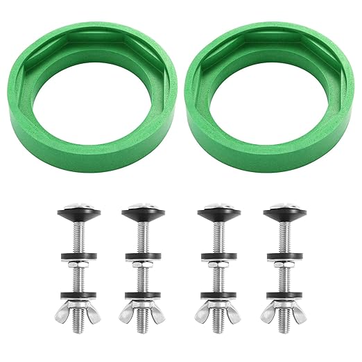 2 Packs 3" Toilet Tank to Bowl Gasket Kit, Fits American Standard Champion 4 Toilet Parts AS738756-0070A, Stainless Steel Heavy Duty Rustproof Bolts Kit for Most 3 Inch Flush Valve Opening Tank