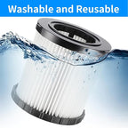 MZY LLC 15 Pcs DCV580H Vacuum HEPA Filter for DeWalt DCV580H, 20V MAX Wet/Dry Vacuum, Washable and Reusable, 4 Hepa Filter, 8 Foam Sleeve Filters and 1 Brush