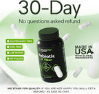 Prebiotic Fiber Supplement 5-in-1 Capsules - Natural Flow 5X Fiber XOS, GOS, FOS, Acacia and Agave Inulin, Daily Soluble Fiber Formula for Gut Support and Boost Good Bacteria Diversity, 120 Caps