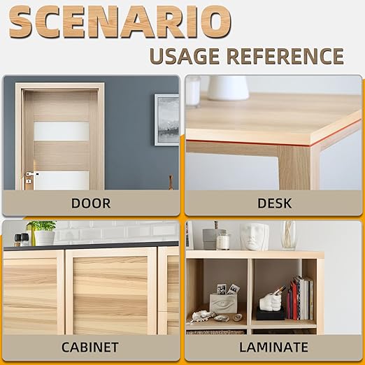 GSCIT Club Birch Edge Banding, 2 inch x 50ft roll of Veneer Edge Banding -Pre-glued Flexible, Real Wood Tape Banding for Cabinet Repair Furniture Restoration