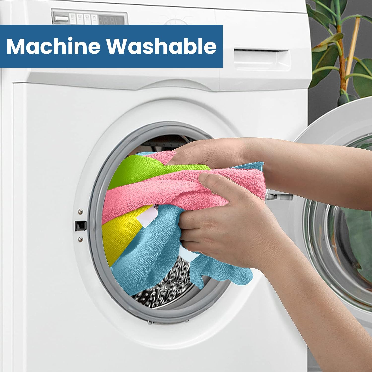 DAN RIVER 12-Pack Microfiber Towels – Ultra Absorbent, Lint-Free & Streak-Free dishwashing Rags for Home, Car & Kitchen - Must-Have Cleaning Essentials - 12" x 12" - Assorted