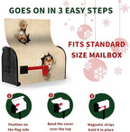 Magnetic Mailbox Cover Cute Kitty Cat Decorative MailWraps Mailbox Post Box Cover Standard Size for Garden Yard 21 * 18 Inch