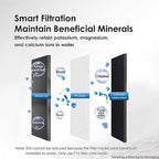 Waterdrop Water Filter for Sink Faucet, 360° Rotating Stainless Steel, NSF Certified Water Purifier for Kitchen Sink, 12 Months Long Lasting Tap Water Filter, Reduce Chlorine, 4 Filters