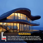 Generator Interlock Kit Compatible with GE General Electeric Vertical Main 150 and 200 Amp Panels,for Siemens 200 Amp Panel Interlock Kit,2 1/4 Inch Spacing spacing Between Main and Branch Breake