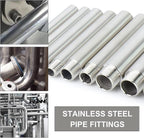 TAISHER 2PCS Stainless Steel Pipe Fittings, 1/2" NPT Male x 1/2" NPT Female Threaded, 10" Length Nipple Cast Pipe