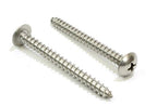 #10 x 1 Stainless Truss Head Phillips Wood Screw (100pc) 18-8 (304) Stainless Steel Screws by Bolt Dropper, ssd Screws