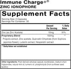 Quicksilver Scientific Immune Charge+ Zinc Ionophore - Zinc Supplement Complexed with Quercetin, Luteolin, Hesperetin Immune + GI Support (60 Capsules)