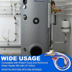 SP20824 Pilot Burner Assembly Kit, SP21058 Natural LP Thermopile Senor Compatible with Rheem, Ruud and Richmond Water Heaters, NG with LP Orifice