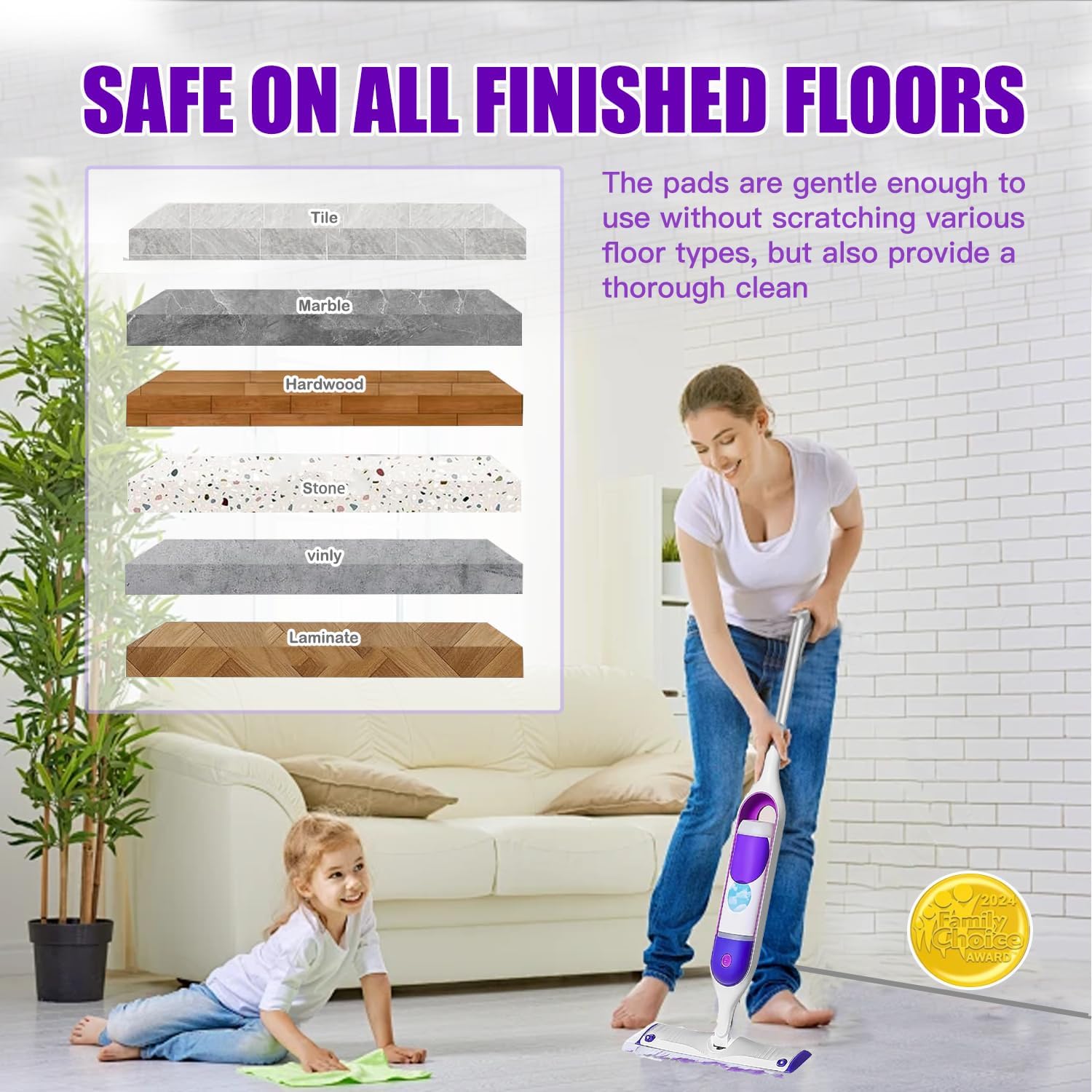 25 Count Power Mop Refills Compatible with Swiffer Power Mop refills, Disposable Multi-Surface Power Mop Pads for Swiffer Power Mop Pads, Cleaning Supplies for Swiffer Power Mop Refill Pads, Unscented
