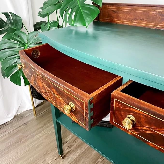 Dixie Belle Paint Company Chalk Finish Furniture Paint - Palmetto (16oz) - Matte Rich Green Chic Chalk Mineral DIY Furniture Paint