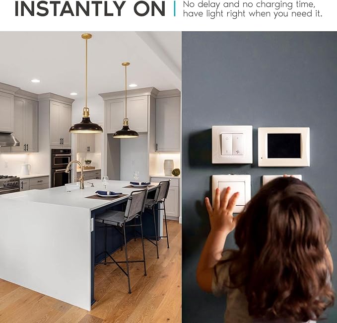 LUXRITE A19 LED Bulb 60W Equivalent, 3500K Natural White, 800 Lumens, Dimmable Standard LED Light Bulbs 9W, Enclosed Fixture Rated, Energy Star, E26 Medium Base - Indoor and Outdoor (16 Pack)