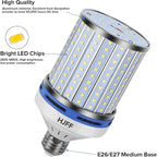HJFF 2 Pack Led Light Bulb 700W Equivalent 11000 Lumen 6000K Led Corn Light Bulb E26/E27 Medium Base 70W led Bulb for Outdoor Indoor Led Corn Bulb Area Garage Warehouse Workshop Street Backyard
