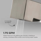 Pfister Arkitek Kitchen Faucet with Pull Out Sprayer, Single Handle, High Arc, Stainless Steel Finish, LG534LPMS