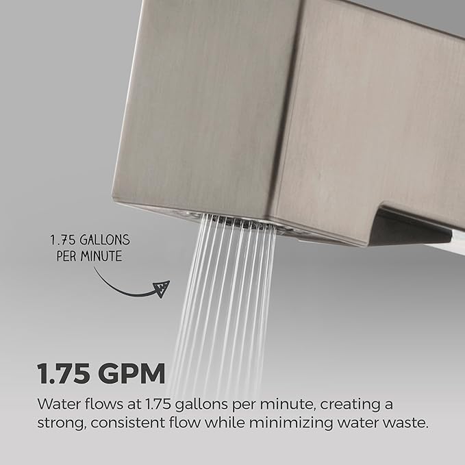 Pfister Arkitek Kitchen Faucet with Pull Out Sprayer, Single Handle, High Arc, Stainless Steel Finish, LG534LPMS