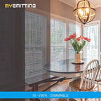 40W Dimmable LED Edison Bulbs, E26 Base Vintage Light Bulbs - Warm 2700K Filament Edison Light Bulbs for Chandeliers, Pendants & Lamps (6-Pack)