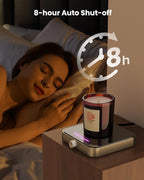 Maestri House Mug Warmer, Electric Coffee Cup Warmer for Desk with 3-Temp Settings,Auto Shut Off, Constant Temperature Heating for Beverage, Milk, Tea and Hot Chocolate at Home & Office (Gold)