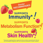 Zinc Gummies 50 mg (2 Pack) - Supports Healthy Immune Function and Antioxidant Health - Natural Berry Flavor - Gluten-Free, GMO-Free - Chewable Gummy Dietary Supplement - 60 Gummies
