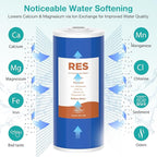 SimPure 10" x 4.5" Cation Exchange Resin Filter, Whole House Water Softening Cartridge for DB10P, DB10C (2 Pack)