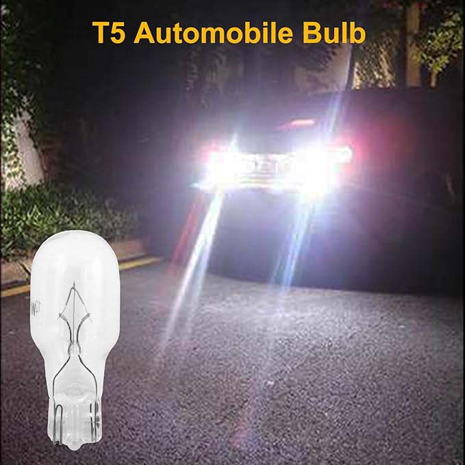 12-Pack 12 Volt 11 Watt Low Voltage T5 Landscape Light Bulbs for Malibu lights Landscape, Appliance, RV, Outdoor Landscape Lights Lamp -1/4 Wedge Base Small Light Bulbs,2800K Warm White,CRI 85, Clear