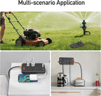 Outdoor Power Strip Weatherproof, KPQ IPX6 Waterproof Surge Protector with 6 Wide Outlets, 2 USB A and 2 USB C, 6FT Heavy Duty Extension Cord for Home, Office, Dorm, Patio, FCC UL Listed