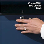 Wall Mount Mailbox - Small, Anti-Theft Locking Mailbox, Weatherproof Mailboxes for Outside The House, 13.5" H x 15" L x 5.5" D (Black)