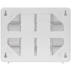 Akro-Mils 16-Drawer Plastic Drawer Storage Cabinet for Garage Organization, Beads, Makeup Organizer, Building Bricks Storage, Teacher Toolbox, 10-1/2-Inch W x 6-1/2-Inch D x 8-1/2-Inch H, 10116 White