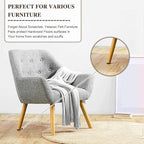 Yelanon Felt Furniture Pads -182 Pcs Premium Felt Pads for Chair Legs Furniture, Floor Protectors for Hardwood Floors, Mix Color