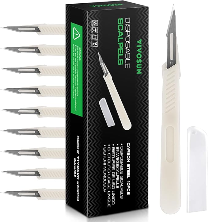 VIVOSUN #11 High-Carbon Steel Blades for Cutting Plants and Propagation