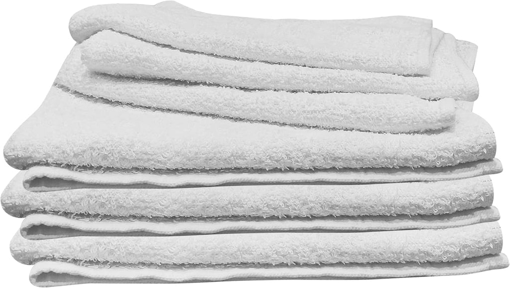 Premium Terry Towels for Cleaning - 600 lbs Pallet - 60x10 lbs. Box, 20”x20” - 100% Cotton Towels Cleaning Rags - White Terry Cloth Rags for Garage, Shop, Auto, Home & Janitorial Use