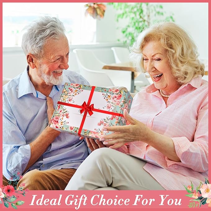 Garden Tools Set, Carsolt 11 Pcs Heavy Duty Floral Gardening Tools Kit with Non-Slip Rubber Handle, Special Gardening Gifts for Women Birthday Box