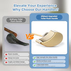 Hibbent Toilet Handle Tank Flush Lever Replacement Compatible with TOTOTHU004-CP Trip Lvr for ST701, CST854, CST884, Side Mount Toilet Tank Flush Lever, Gold