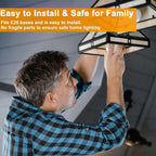 A19 LED Light Bulb 3000K Warm White, 6 Pack high Output A19 LED Bulb Soft White 800LM 120V 9W, Equivalent 60W, No Flicker E26 Base, Non-Dimmable A19 E26 LED Bulb Long Lasting for 25 Years.