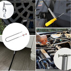 Drain Snake Hair Drain Clog Remover, 33 InchFlexible Claw Grabber Tool，Shower Snake Sink Unclogger Tool