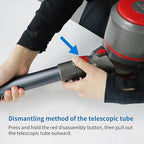 Intercleaner Corded Vacuum Cleaner, 20KPa Powerful Suction with 600W Motor Electric Floor Brush, 4 in 1 Lightweight Bagless Stick Vac with Handheld, for Hardwood Floor Carpet Car Pet Hair