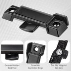 Saillong Replacement Sash Lock Compatible with Prime-line F 2590 for Vertical & Horizontal Sliding Windows, 2-1/4” Mounting Hole Centers, Broken Sash Locks for Additional Home Security(Black,6 Pack)