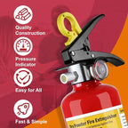 ABC Fire Extinguisher for Home - 2.2lb, Dry Powder Fire Extinguisher, 1A:10-B:C Rated, Certified for Car/House/Kitchen/Truck/Marine/Boat/Vehicle/utv/rv, 2 PACK