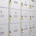 Kenning 16 Pcs Solid Keyed Alike Padlocks 0.98" Solid Brass Padlock with Key Weatherproof Luggage Locks Suitcase Lock Wide Body with Hardened Steel Shackle for Sheds, Storage Unit, Gym Fence