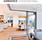 LUXRITE 5/6 Inch LED Recessed Retrofit Downlight, 14W=90W, CCT Color Selectable 2700K | 3000K | 3500K | 4000K | 5000K, Dimmable Can Light, 1100 Lumens, Wet Rated, Energy Star, Smooth Trim (4 Pack)